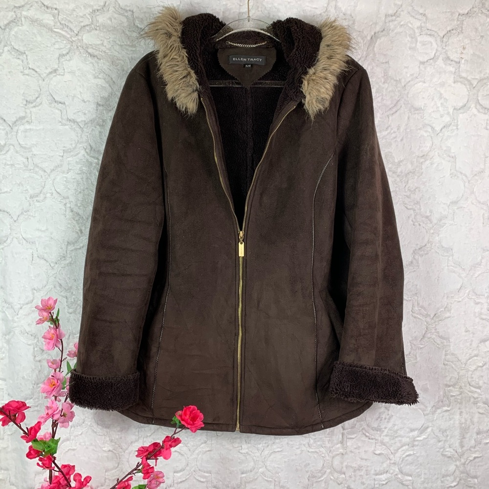 Ellen Tracy Dark Brown Jacket - image 2